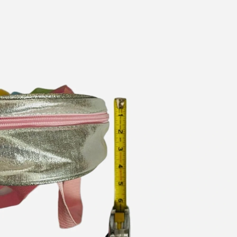 Unicorn Backpack, Size see photos, Pink & Silver